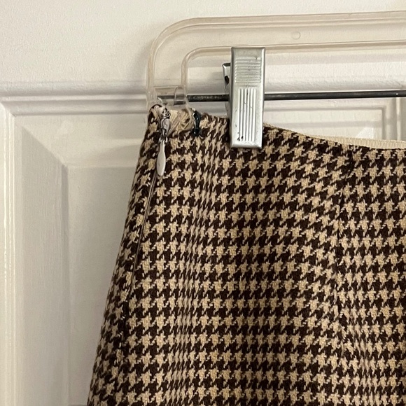 Ralph Lauren Wool Houndstooth midi skirt - Picture 2 of 12